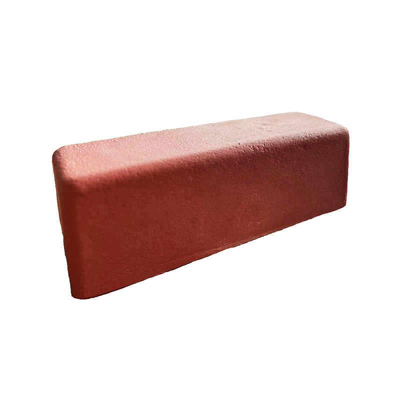 Červená leštící směs